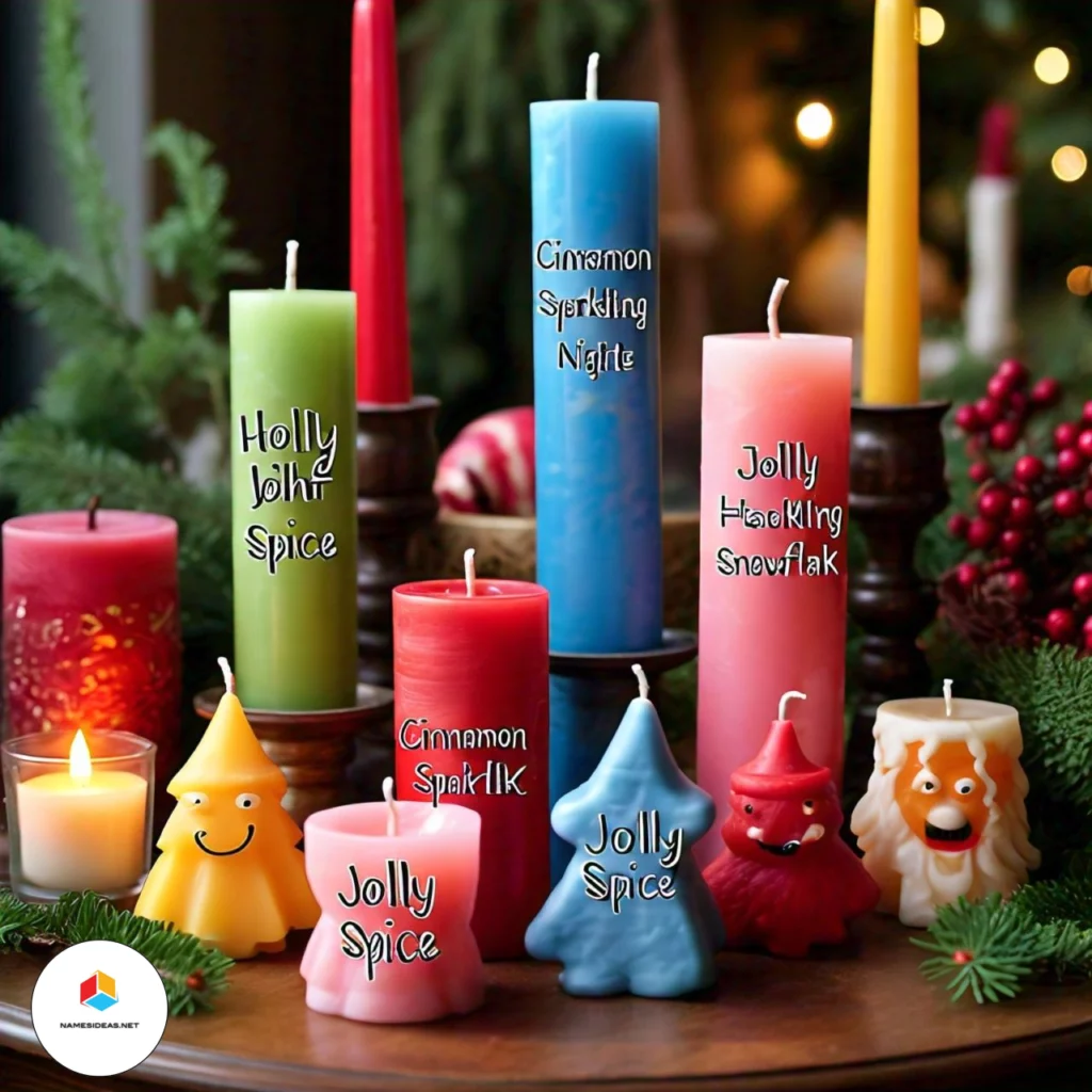 Amusing Candle Names for Holiday Gatherings