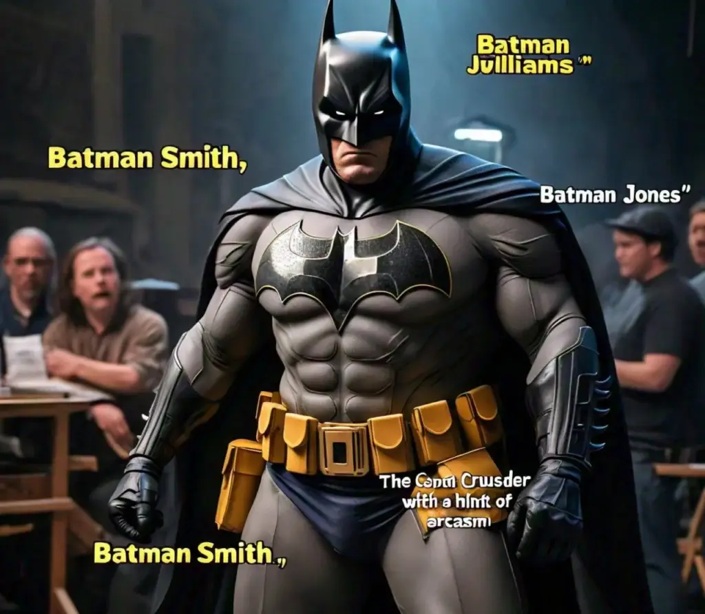 Clever Variations of Batman Names in Comedy Films