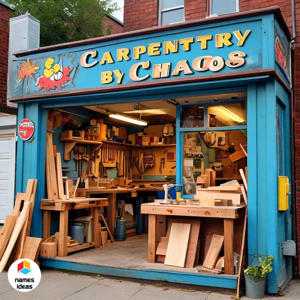 Cool and Funny Carpentry Shop Names