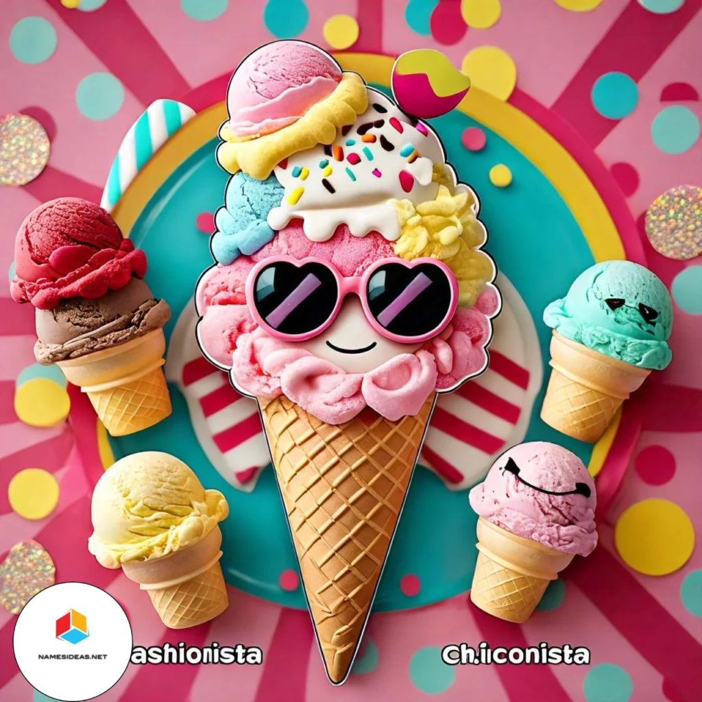 Fashionable Funny Ice Cream Names