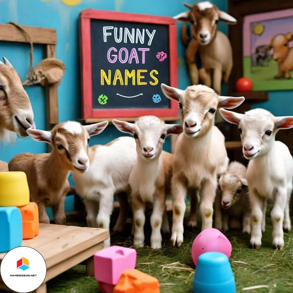 Funny Goat Names for Baby Goats with Quirky Behaviors