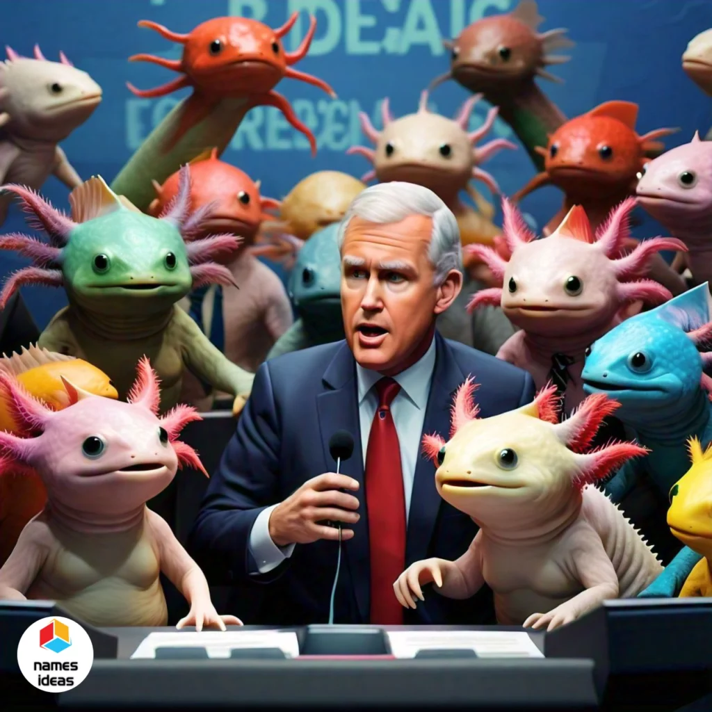 Political Figures as Names for Axolotls