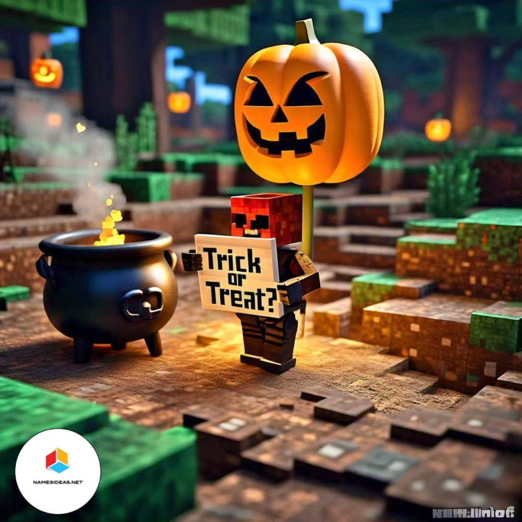 Halloween-Themed Funny Minecraft Name