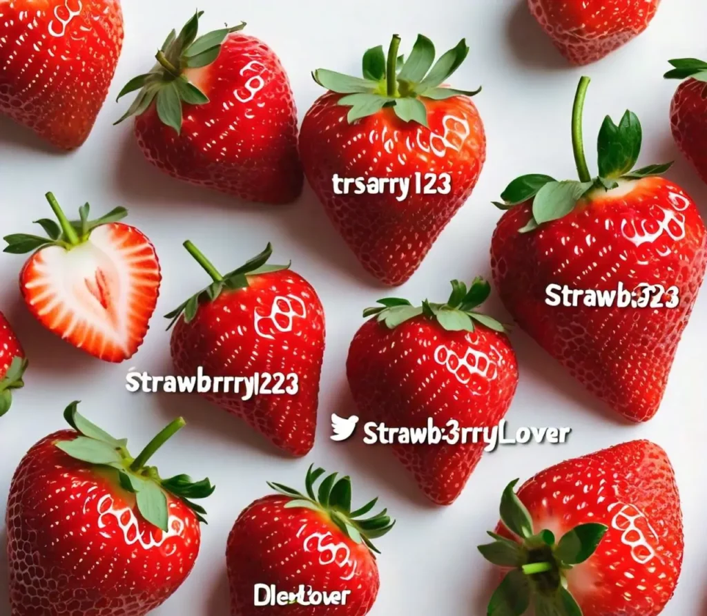 Strawberry Names for Twitter Handles