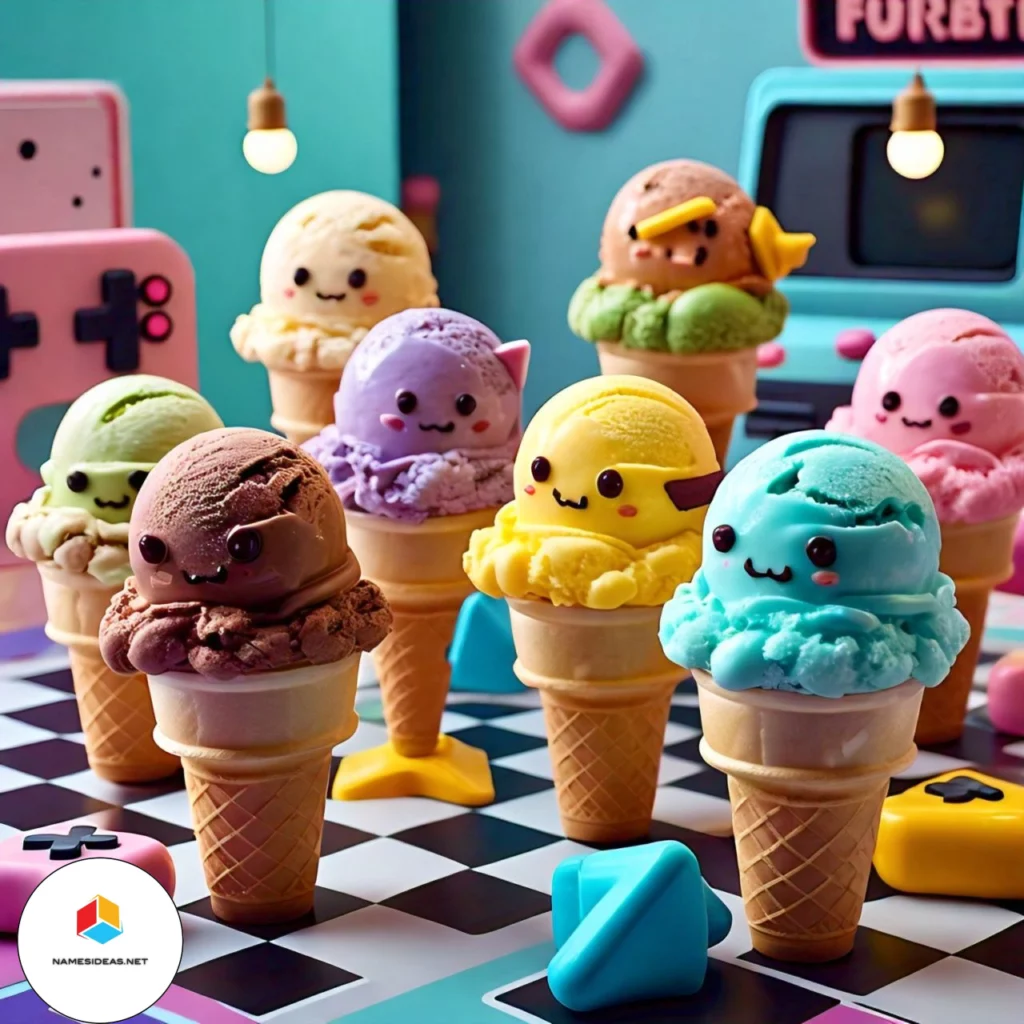 Video Game-Inspired Funny Ice Cream Names