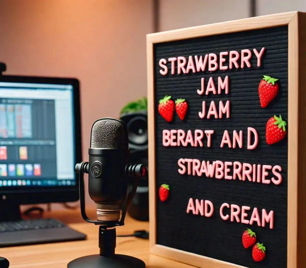 Witty Strawberry Names for Podcast Episodes