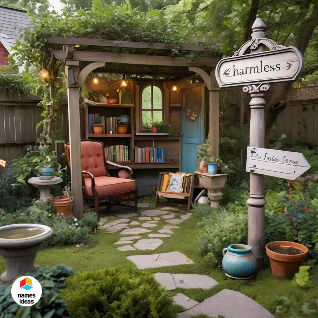 Book-inspired Funny Backyard Names