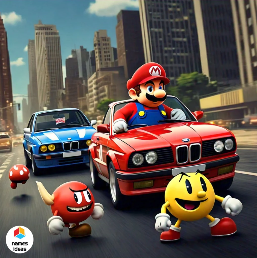 Classic Video Game Characters Turned into Funny BMW Names
