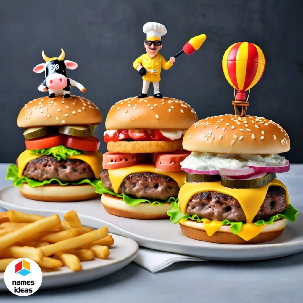 Comedy and Entertainment-Themed Funny Burgers