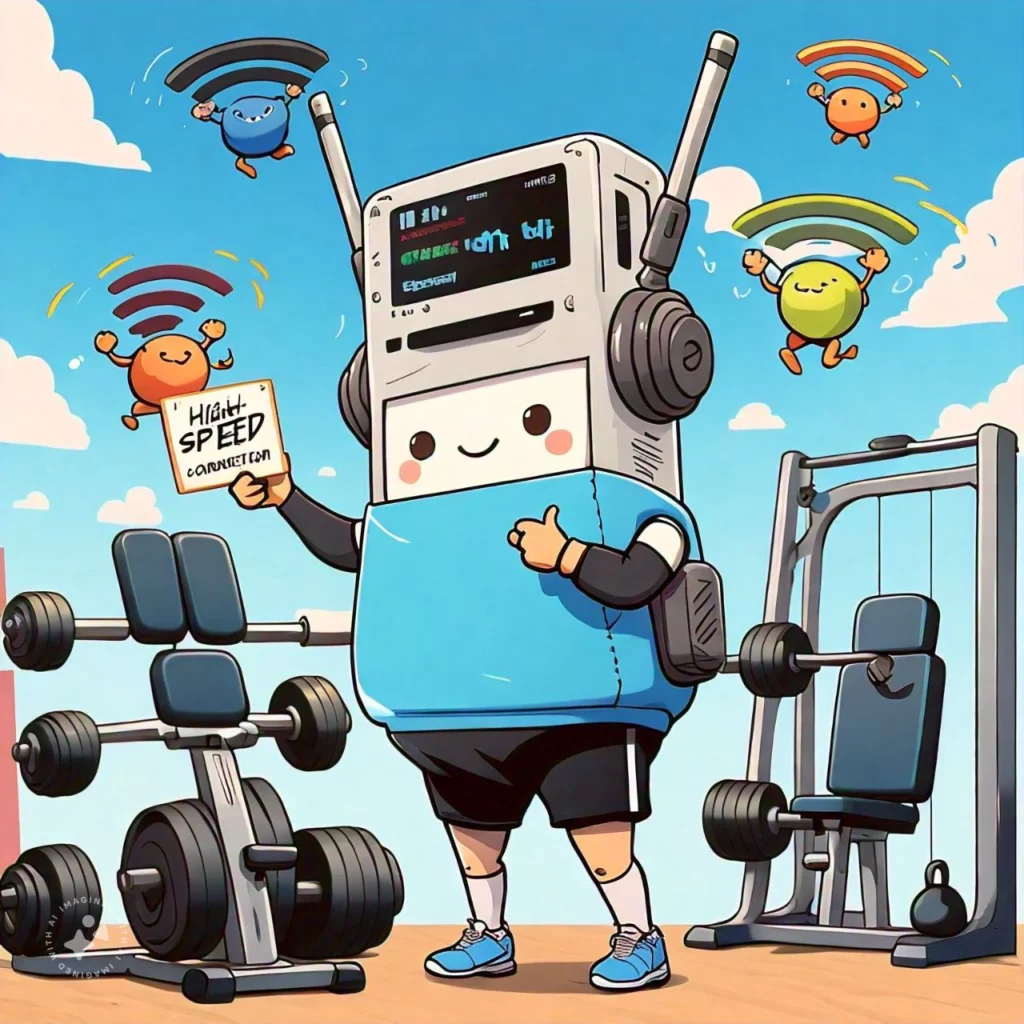 Comical Anime WiFi Names for Your Home Gym