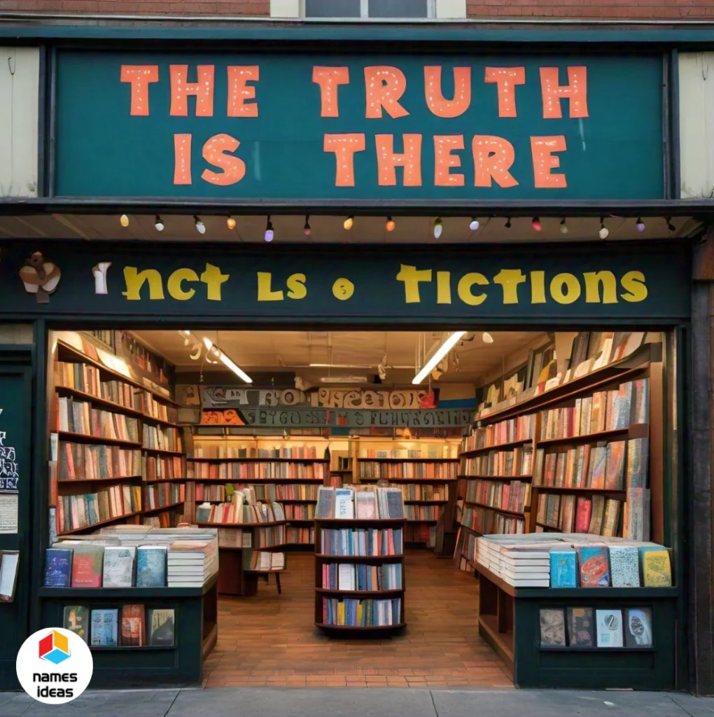 Funny Bookstore Names for Non-Fiction Sections