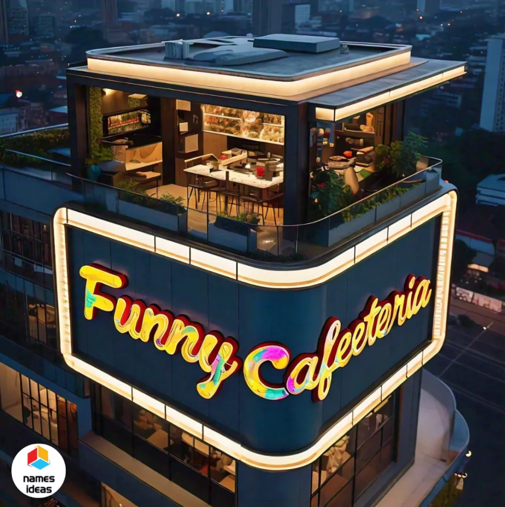 For Rooftop Restaurants Funny Cafeteria Names 