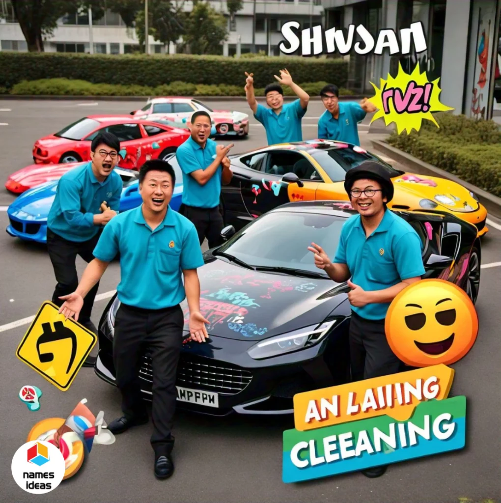 Funny Cleaning Business Names for Car Enthusiasts