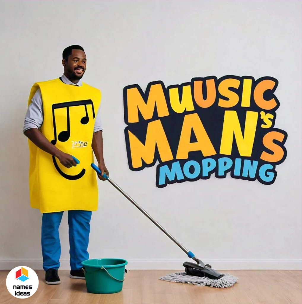 Funny Cleaning Business Names for Music Lovers