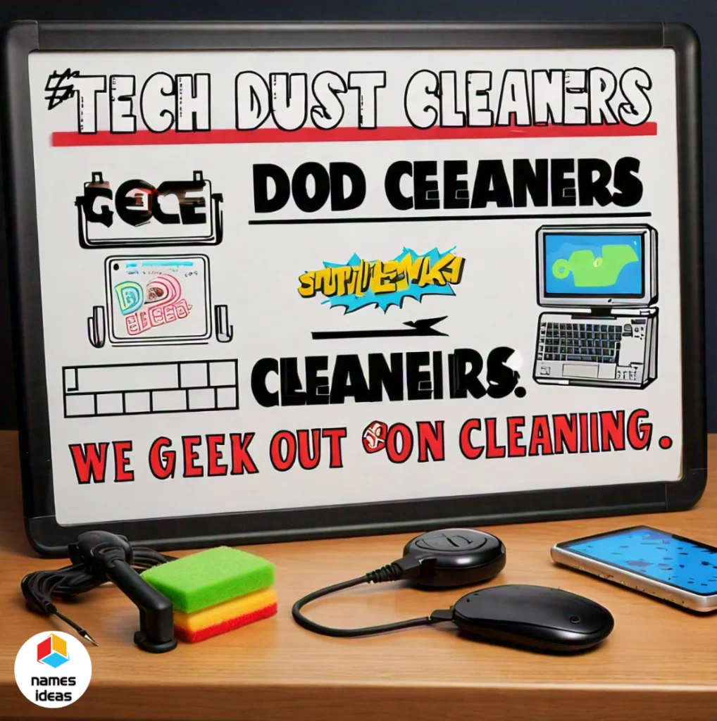 Funny Cleaning Business Names for Tech Geeks