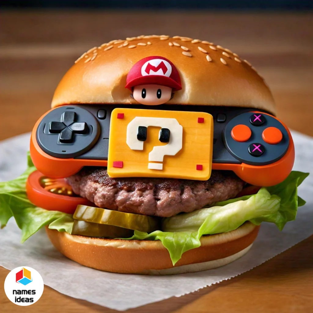 Game and Gaming-Inspired Funny Burgers