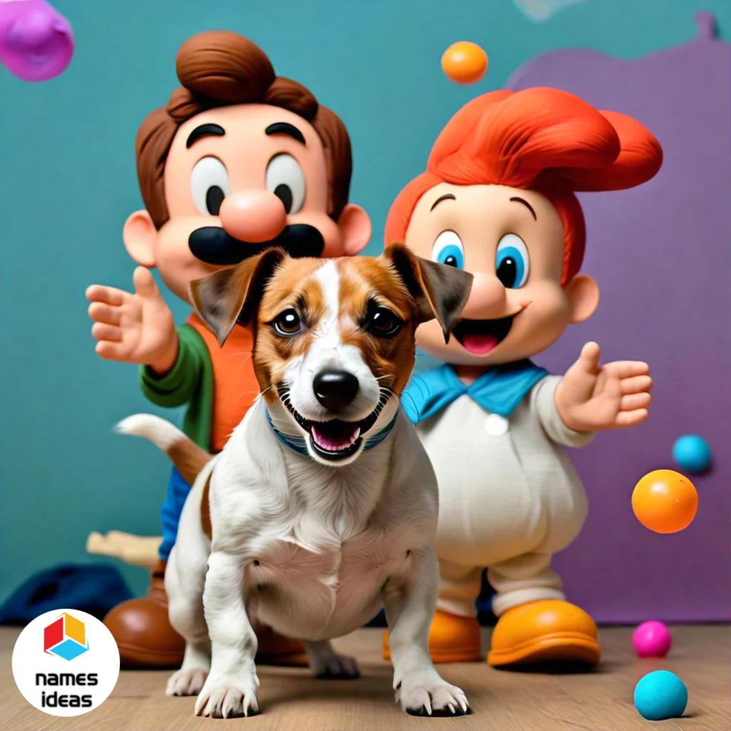 Popular Cartoon Characters with Amusing Jack Russell Names