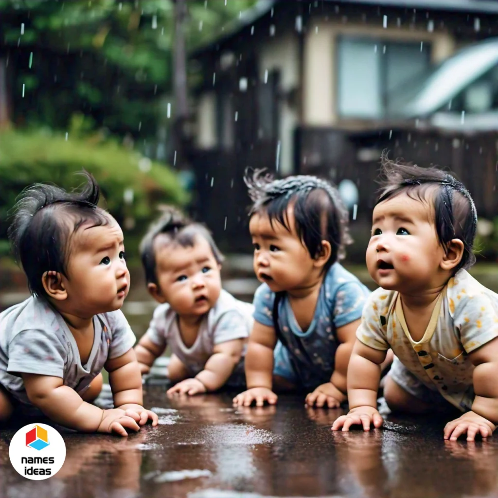 Baby Japanese Names That Mean Rain