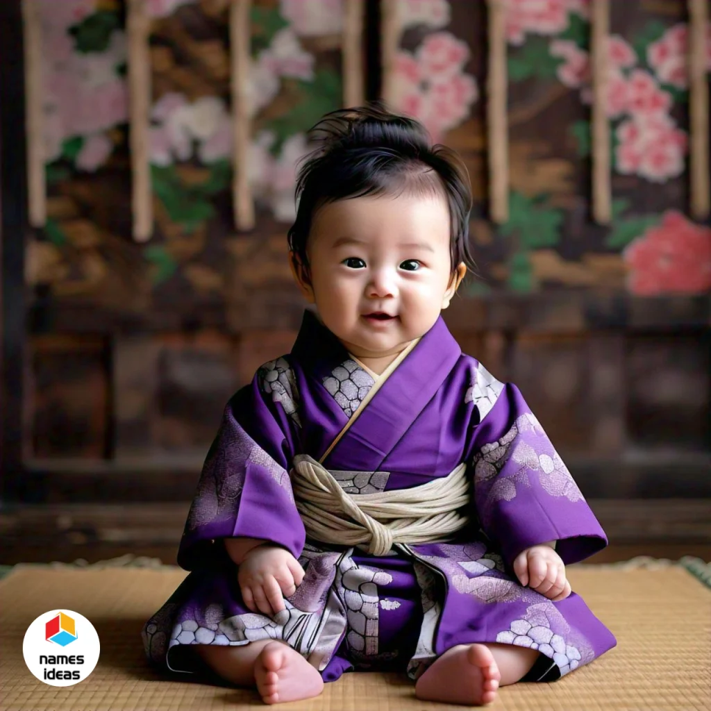 Japanese Baby Names That Mean Purple