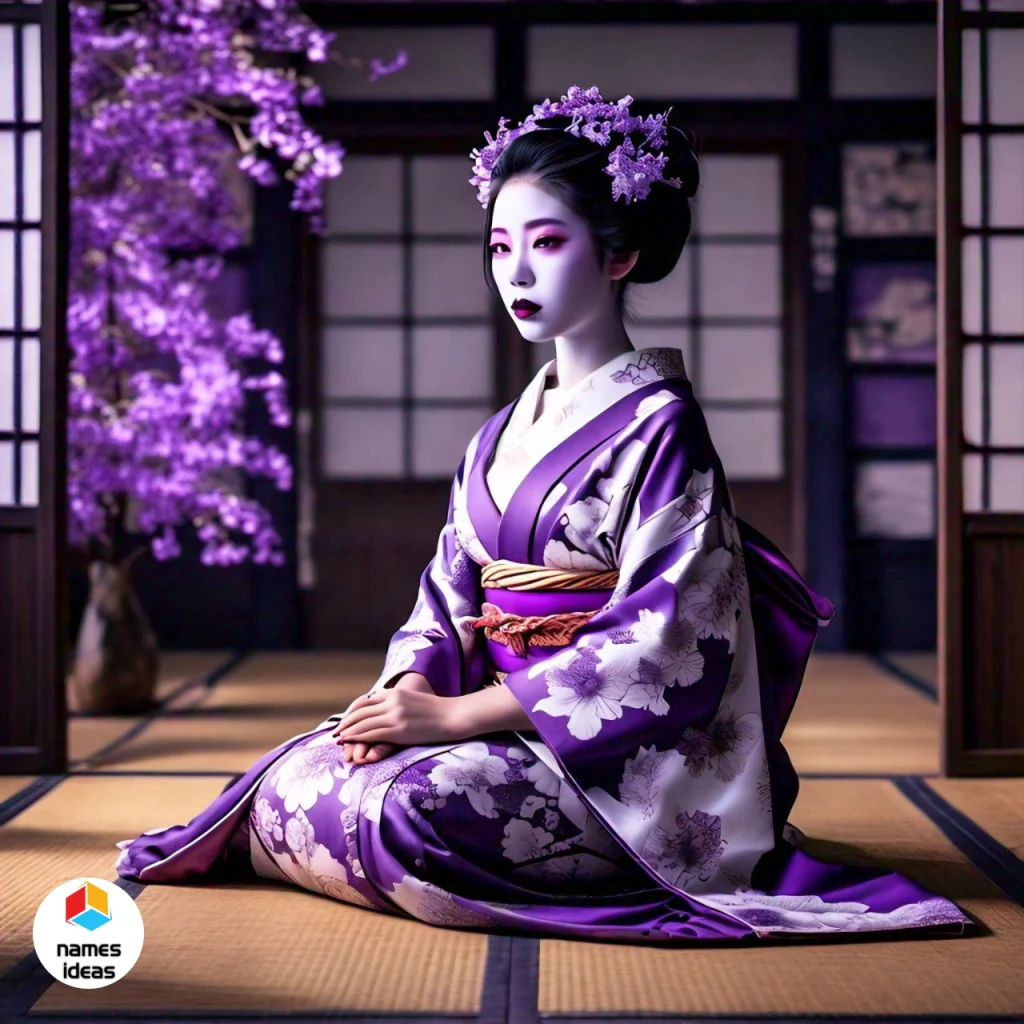 Traditional Japanese Names That Mean Purple