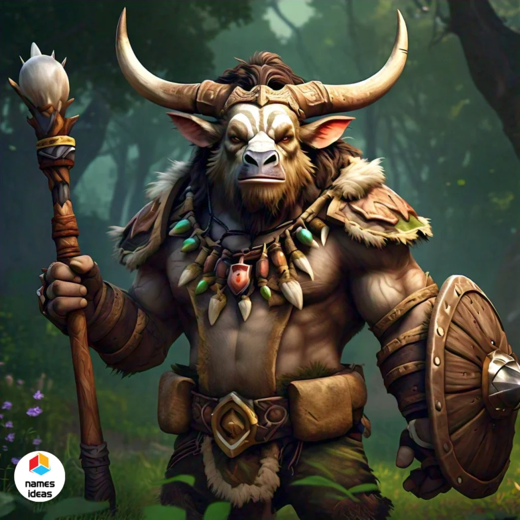 Punny Tauren Names for Your Warrior or Druid