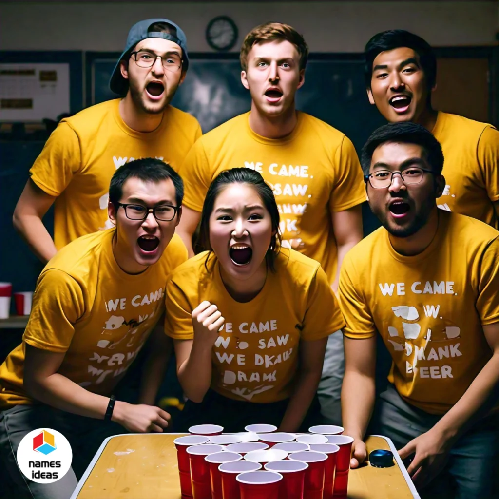 Funny Beer Pong Team Names