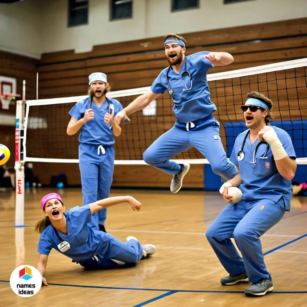 Funny Medical Volleyball Team Names