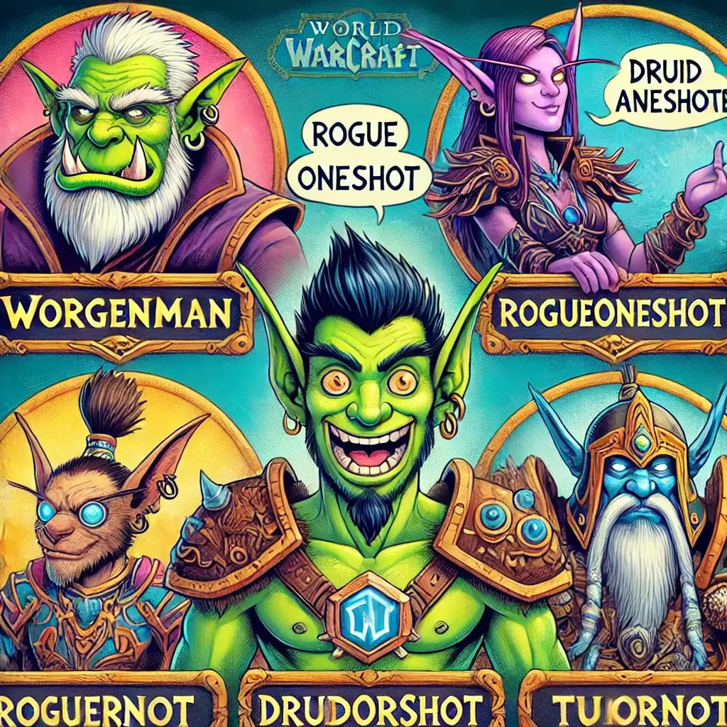 Clever and Witty WoW Character Names