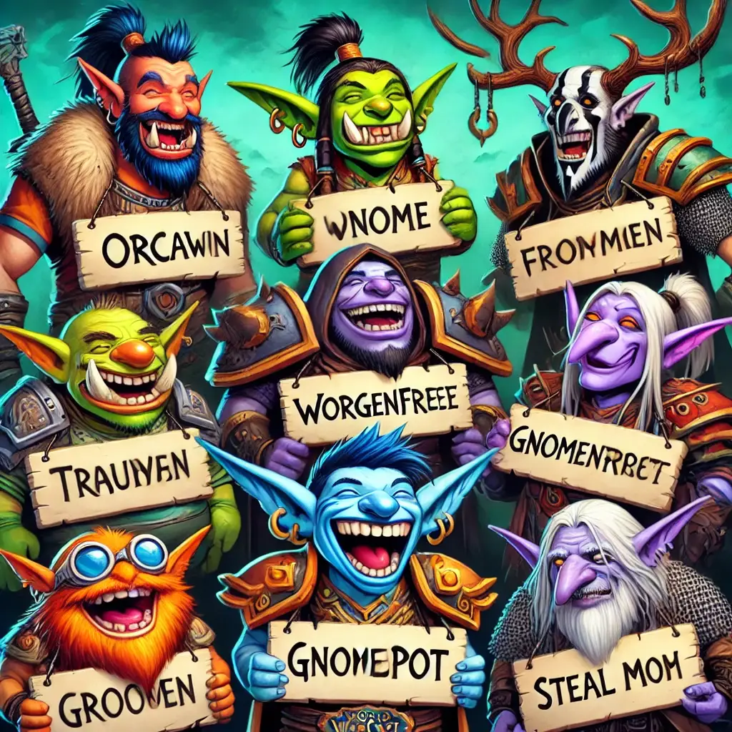 Funny WoW Names