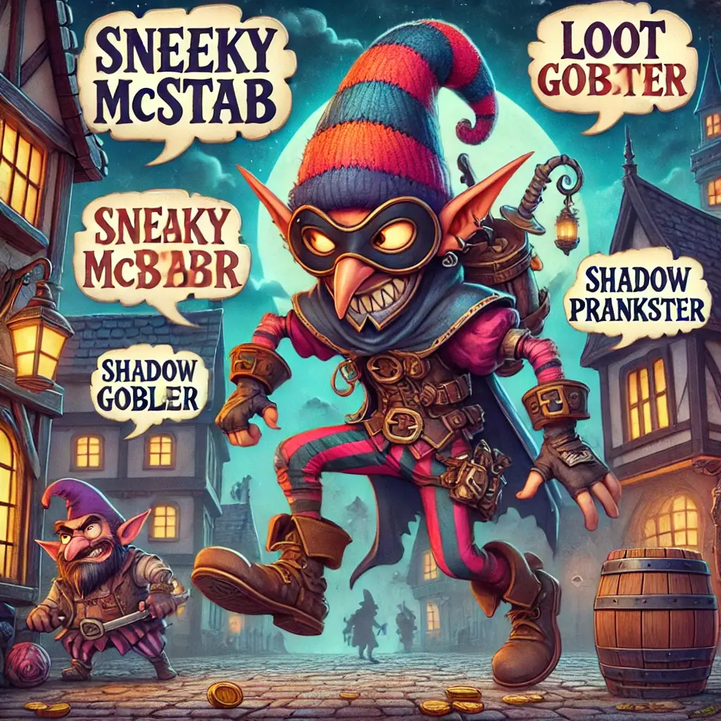 Unique Funny Rogue Names